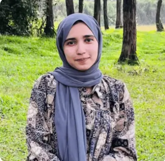 Female student outdoors in hijab