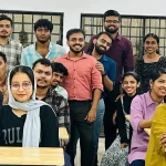 Students attending a classroom session at a Commerce Institute Near Me in Kerala for CMA and ACCA coaching