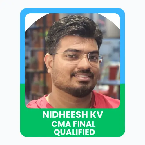 Young woman smiling confidently, dressed in a modest outfit with a headscarf, standing indoors.