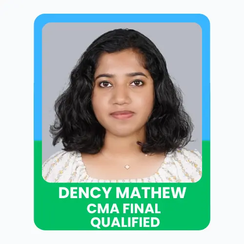 Portrait of Dency CMA Final qualified with a confident and professional appearance.