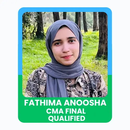 CMA Final qualified Anoosha