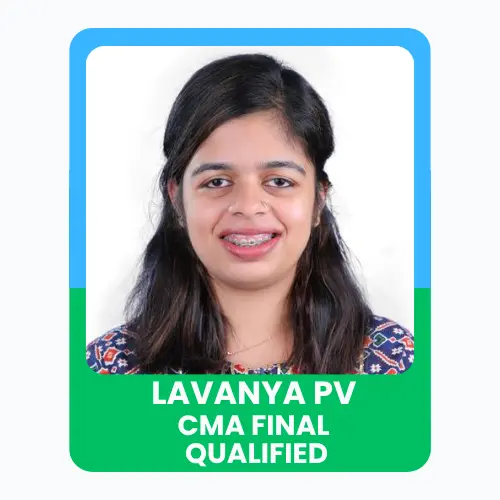 Poster of LAVANYA PV celebrating her achievement of qualifying CMA Final