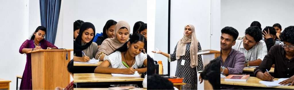 Classroom training at Best CMA Institute in Kerala